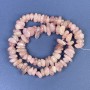 Strawberry Quartz Teardrop Beads 10-4x5mm+- on thread, length 39cm+