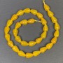 Citrine Teardrop Beads 12x8-4mm+- on thread