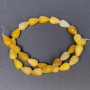 Honey Calcite Beads, Natural Stone, Teardrop, 15×10 mm, hole about 1 mm, length about 40 cm