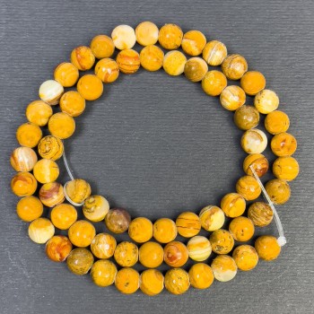 Onyx Beads Smooth Ball, Diameter 8.5 mm, Hole Diameter 1.5 mm, Length 38 cm