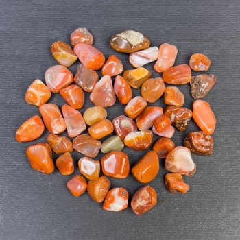Natural Carnelian Nuggets, Faceted, Undrilled, 8-12×6-9 mm (+/-)