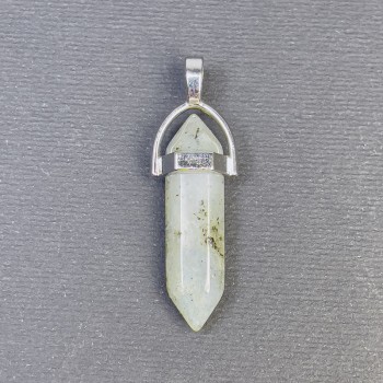 Labradorite Pendant - Hexagonal Crystal with Ball on Top, 8×31×41 mm+