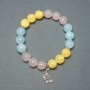 Assorted Smooth Bead Bracelet, 10mm Diameter ±, 18mm Length ± Stretch