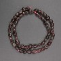 Garnet Faceted Beads, diameter 7 mm, length 40 cm
