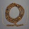 Bead blanks for long rosaries, amber necklace, 8 mm diameter, length 94–104 cm