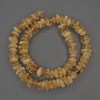 Natural Citrine Beads, Faceted, 10x5mm, on thread, 40 cm length+
