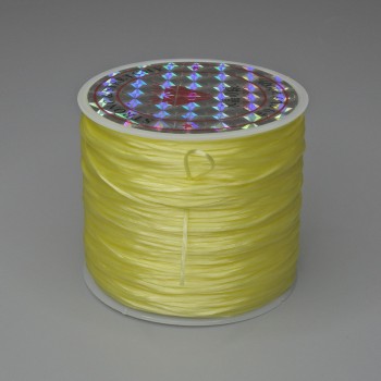 Craft elastic on spool, Yellow color, length 30m+