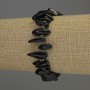 Agate Bracelet 'Needle Fragment', diameter 14 x 3-4 mm, length 18 cm, stretch