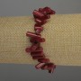 Coral Column Bracelet, diameter 8-15×3-5mm, length 18cm stretch
