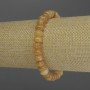 Citrine Rondelle Bracelet, 8×5 mm diameter, 18 cm stretch