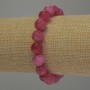Tourmaline bracelet with smooth beads, 10 mm diameter, 18 cm length, stretch