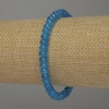 Apatite Rondelle Bracelet, 6x4 mm, 18 cm, stretch