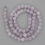 Kunzite Beads on Thread, Faceted Cubes, 7x7 mm, 39 cm Length +/-