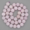 Kunzite Beads, Smooth Round Bead, 10mm Diameter, On Thread, 38cm Length