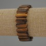 Tiger's Eye Bracelet - Link, 20x8 mm, 18 cm Stretch