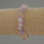 Amethyst Chip Bracelet, diameter 6-12 × 2-5 mm, length 18 cm, stretch bracelet