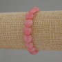Stretch Tourmaline Heart Bracelet, 10mm Bead Diameter, 18 cm Length