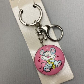 Keychain, diameter 3.5 cm, length 9.5 cm
