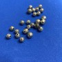 Bead-insert finding, 7 mm diameter, inner diameter 2 mm, packaging 20 g, approx. 20 pcs