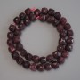 Tourmaline beads faceted cube 9×9 mm+- on a thread, length 37 cm+