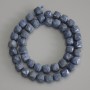 Sponge Coral Beads Faceted Cube, 9x9mm, 37 cm length +/-