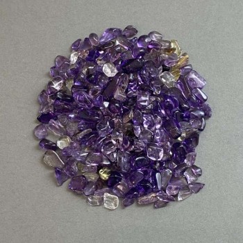 Natural Amethyst Chips, Undrilled, 5–11×5–6 mm ± (per 100 g)