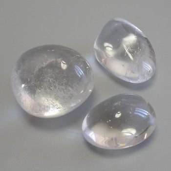 Natural Stone Souvenir: Rock Crystal Assortment, sizes 30-50×20-30 mm ±, price per 100 g (per 100 g ±)