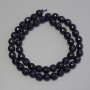 Aventurine Beads 'Night of Cairo' Faceted Bead, 7mm diameter ± on a thread, length 37 cm+