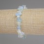 Moonstone chip bracelet, diameter 6–10×2–5 mm, length 18 cm, stretch