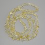 Citrine Chip Beads, diameter 5-8×2-3 mm, length 78 cm on thread
