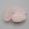 Rose quartz souvenir egg made from natural stone, diameter 30x20±mm