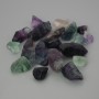 Fluorite Tumbled Stone - Natural Souvenir, sizes 15-37×12-19 (±), packaging 100 g (price per 100 g)