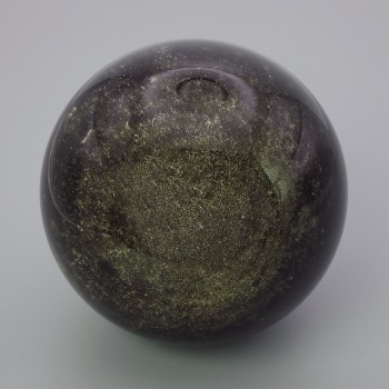 Sun Obsidian natural stone sphere, 63 mm diameter, weight from 300 g (price per 100 g)