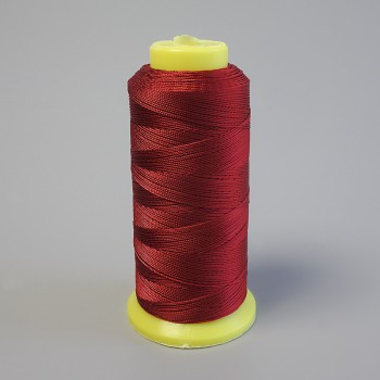 Red nylon thread skein, 0.6 mm diameter, 500 m