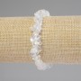 Moonstone Chip Bracelet, chip size 7-12 × 4-5 mm, length 18 cm +/- stretch
