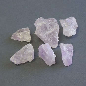 Souvenir Rough Amethyst Stone ~ sizes 28-40×18-24 mm (+/-) packaging 100 g (price per 100 g)