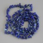 Lapis Lazuli Chip Beads, diameter 5–10×2–4 mm, length 80 cm, on a thread
