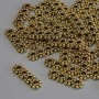 Findings - Row Separator Insert, Gold Color, 16×5×2 mm, Hole diameter 2 mm, Packaging 20 g (~36 pcs)