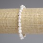 Bracelet with Freshwater Pearls 7-8×6, 5-7 mm, length 18 cm, stretch