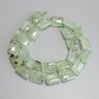 Prenite beads, Rectangular 16x12 mm on Thread