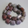 Jasper Beads, Faceted, diameter 20x15mm ± on thread, length 38 cm+