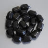 Sun Obsidian Faceted Beads, 20x15 mm diameter ± on thread, length 38 cm+