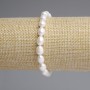 Bracelet Freshwater Pearls 7x5-5, 5mm +/-, length 18 cm +/- stretch