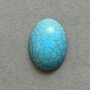 Turquoise Cabochon Findings 18×13mm ± price per 1 piece