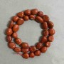 Red Jasper Beads, Faceted, Diameter 11-15×11 mm, Length 40 cm on Thread