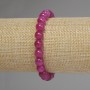 Tourmaline Bracelet with Smooth Round Beads, 8 mm Diameter, 18 cm Length, Stretch