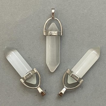 Cat's Eye Pendant Hexagonal Crystal Sphere 8x31x41mm+