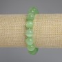 Cat's Eye Bracelet with Smooth Beads, 11.5 mm diameter, 18 cm length, stretch bracelet