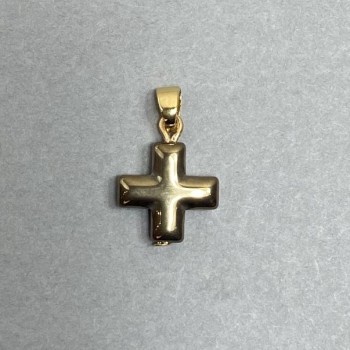 Hematite Cross Pendant 19x12mm+