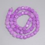 Beads Lavender Amethyst – Faceted Cube, 6.5×6.5 mm, 36 cm on thread